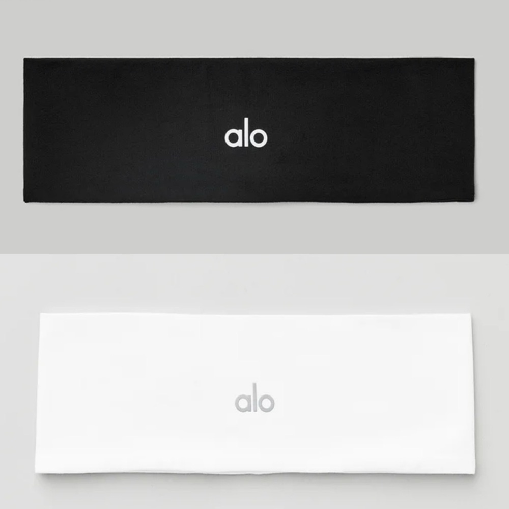 ALO Yoga Performance Conquer White Headband